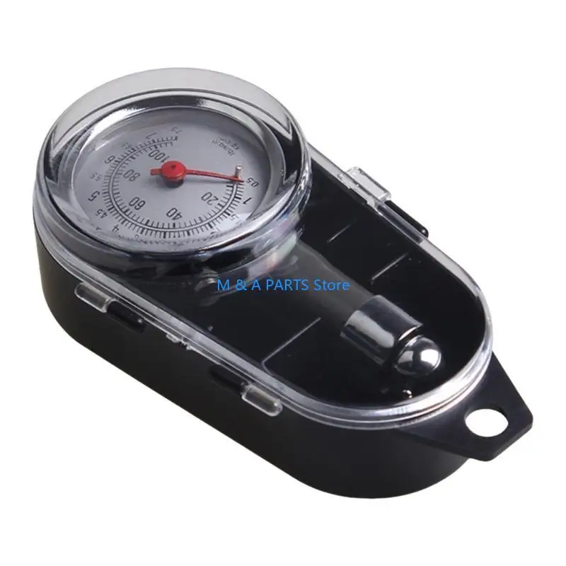 U1JF Test Tool Tire Pressure Gauge Meter 0-100PSI Portable Tyre Air Pressure Tester