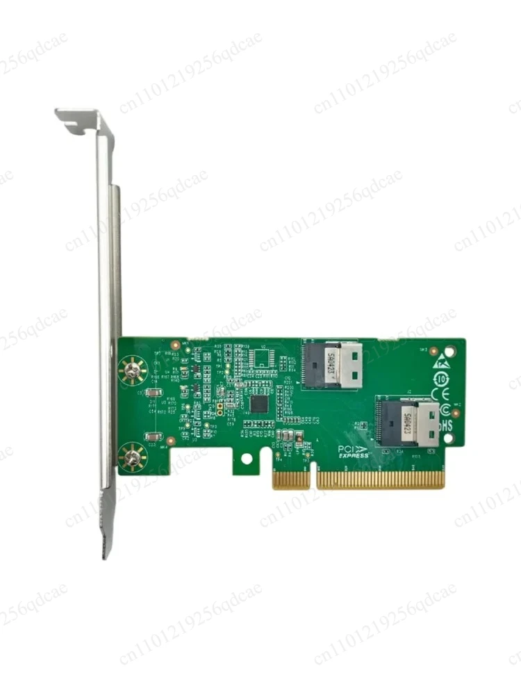PCI Express 4.0 x8 to Two SlimSAS SFF-8654 4i Adapter