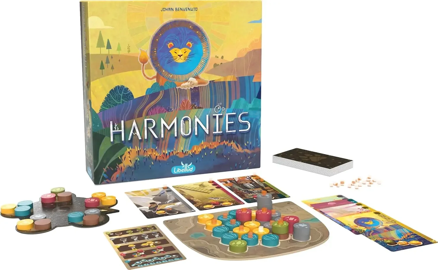

Harmonies - Настольные игры - Создание пейзажей и среды обитания для животных - Стратегия и творчество - Для 10 лет и старше