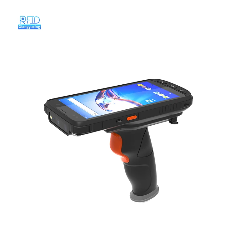 ハンドヘルド UHF RFID スキャナリーダー 860-960mhz 動物の耳タグやパイプライン識別用アクセス制御カードリーダー