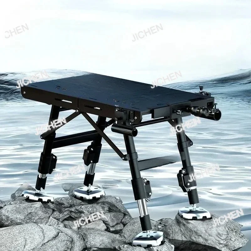 ZQT Multifunction Light Mini Fishing Chairs Portable Folding Fishing Stool Anti-slip Adjustable Stabilization Chairs Outdoor Spo