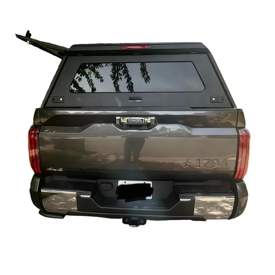 

4*4 Waterproof High Quality Aluminum Alloy Sports Pickup Truck Canopy Topper with Locking Tailgate for Toyota Tacoma 5.0FT 6.0FT