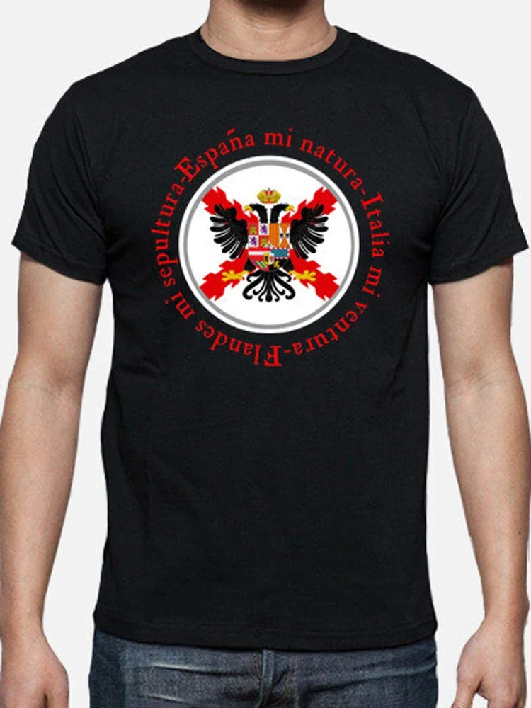 

Lema De Los Tercios De Flandes Española T-Shirt 100% Cotton O-Neck Summer Short Sleeve Casual Mens T-shirt Size S-3XL