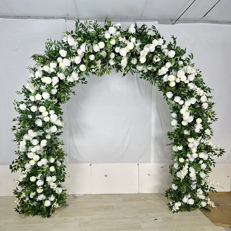 Simulation Rose Arch, Mori Arch, Floral Background Wedding Background Proposal Party Arch Background