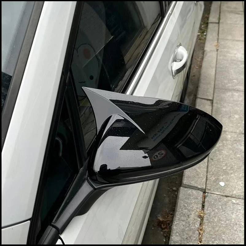 

Car Styling For Volkswagen GOLF 7 MK7 MK7.5 2014-2018 Rearview Mirror Cover Caps Trim With Horn Auto Parts Accessories