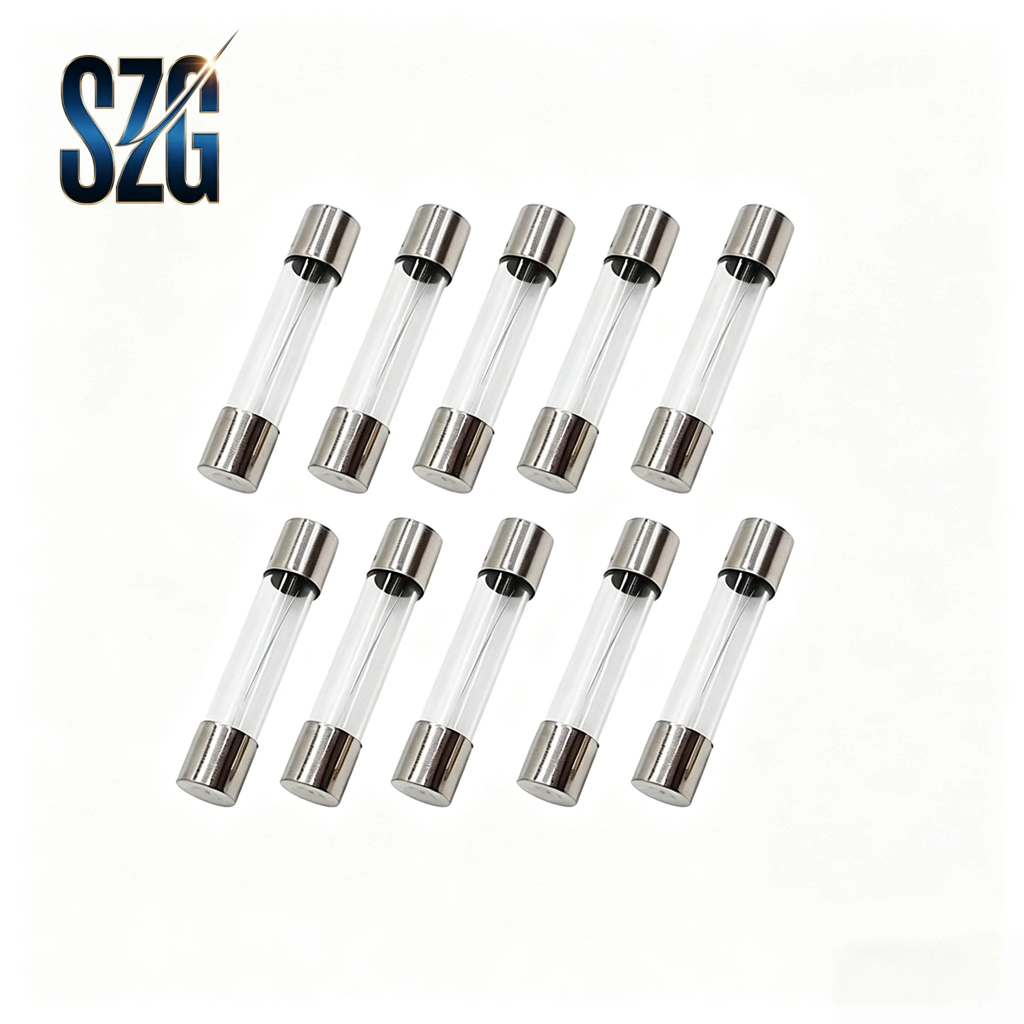 10pcs/lot One Sell 5*20mm ceramic Fast Blow Glass Tube Fuses 5x20mm 250V 100 200 250 315mA 500mA 630mA 750mA 20A 25A 30 AMP Fuse