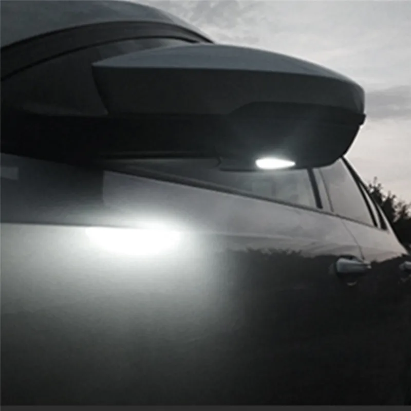 Pair/Set CANbus Led Under Side Mirror Puddle Light for Mercedes Benz A B C E CLA GLA GLK S Class W176 W204 W212 W246 X164 White