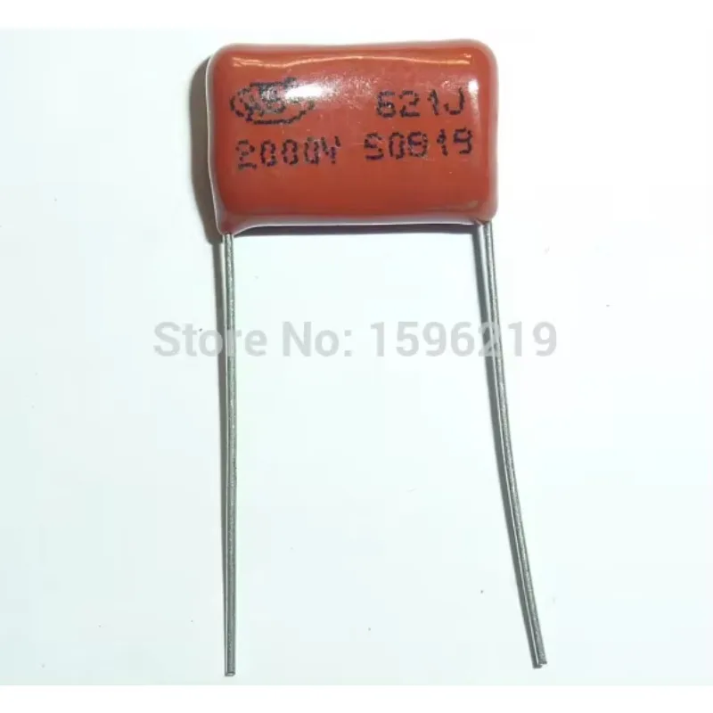 20pcs CBB capacitor 621 2000V 621J 2KV 620pF 0.62nF P15 CBB81 Metallized Polypropylene Film Capacitor