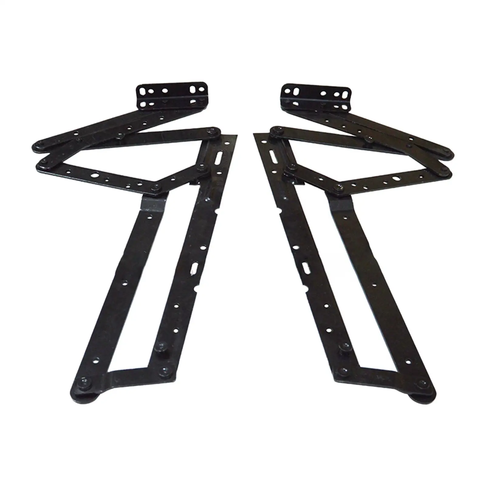 2Pcs Sofa Footrest Hinge Sofa Hinge Lifter Folding Hinge Adjustable Angle Sofa Bed Lift Hinge Replacement Steel Mechanism Hinge