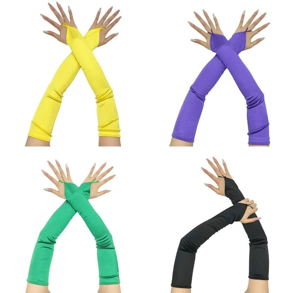 

R1we вечерние платье перчатки для женщин без пальцев перчатки промот