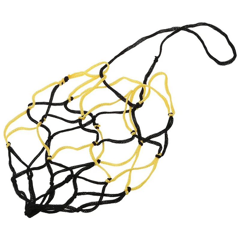40 PCS Nylon Net Bag Ball Carrier Para 1 Voleibol Basquete Futebol Soccer-B60B