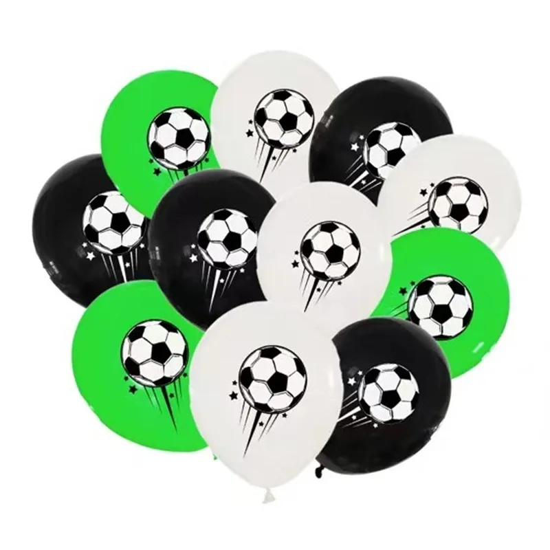 12 Stück / Set 12 Zoll Fußball Latex-Ballons Party Festliche Partydekoration