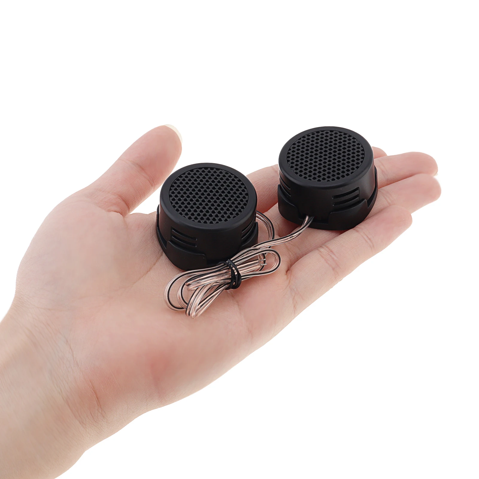 8pcs 12V 500W Universal Dome Tweeter Speakers High Frequency Mini Tweeters for Car Audio System