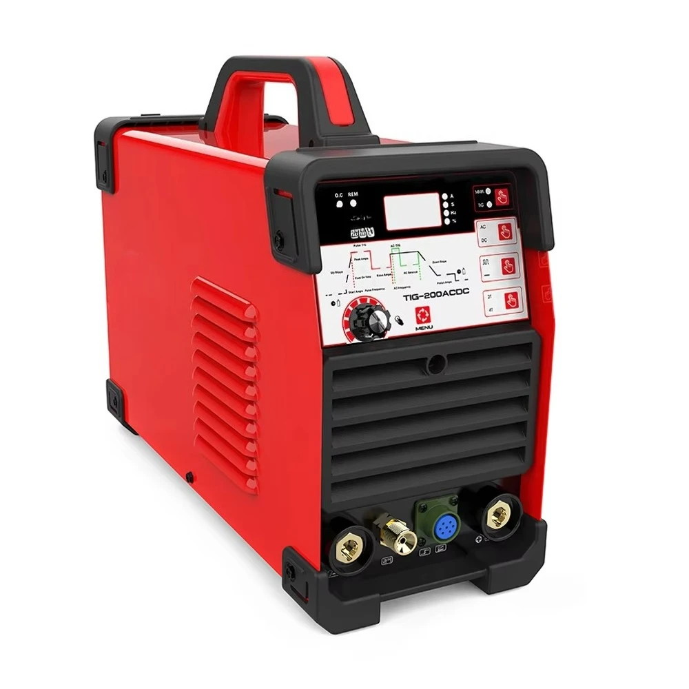

TIG-200 PULSE ACDC INVERTER Aluminum Tig Welding Machine Stainless De Soldar TIG WELDER