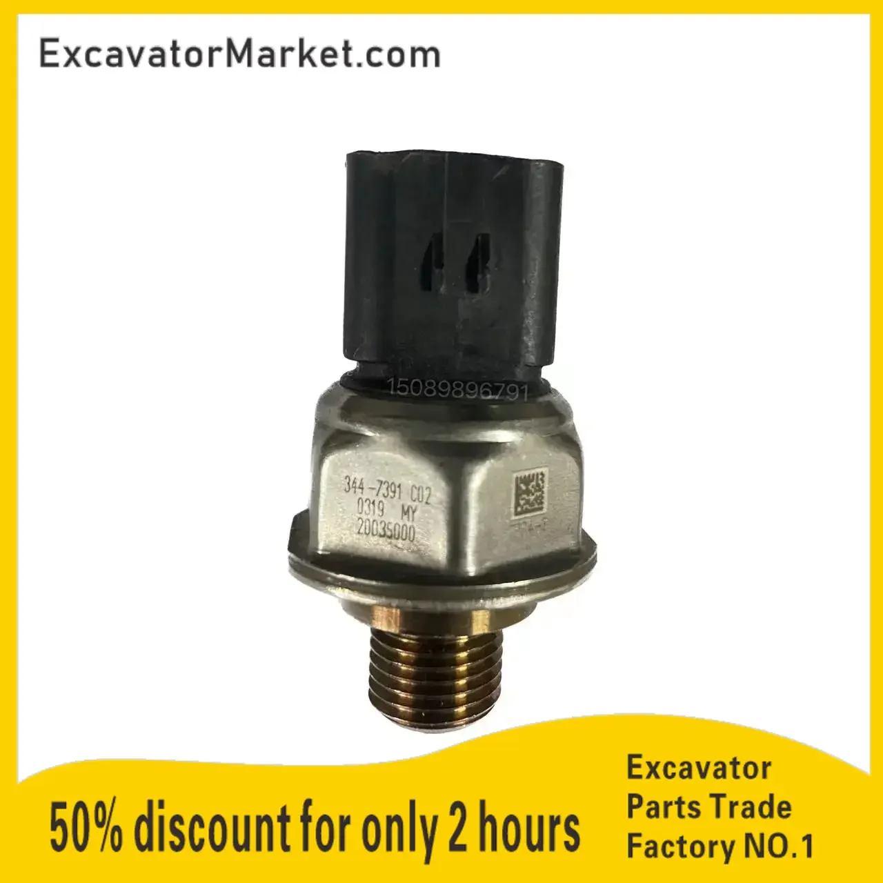 

Gp-Pressure Sensor 7PP4-3 3447391 344-7391 Pressure Sensor Switch Excavator