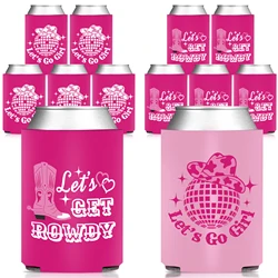 Cowgirl addio al nubilato Bride Vibes Can Cooler 12 Pcs Drink Sleeve per addio al nubilato fidanzamento damigella d'onore Gift Decor