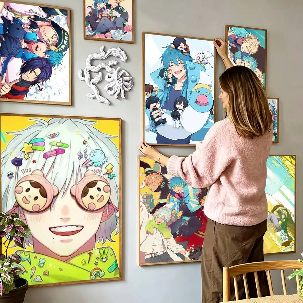 DRAMAtical Murder Tin  Poster Waterproof Wall Art Sticker For Bar Living Room Vintage Decor High Quality Print Gift