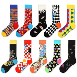 Funny Men Women Fashion Harajuku Fruit Socks Lovely Art WithCartoon Fruit Tide Brand Couple Socks  designer socks