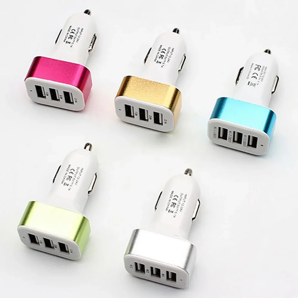 USB Car Charger Fast Charging 50W PD Type C Quick Charge USB C Car Phone Charger 2.1A For iPhone 14 13 12 Xiaomi 13 12