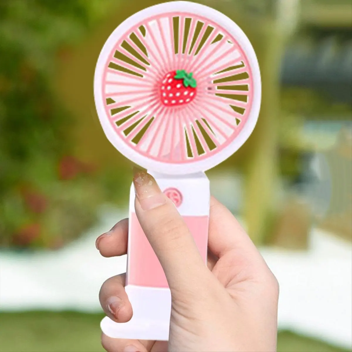 Mini USB Handheld Fan Multi-Functional Desktop with Stand Eectric Fan Students Outdoor Portable Portable Small Fan D