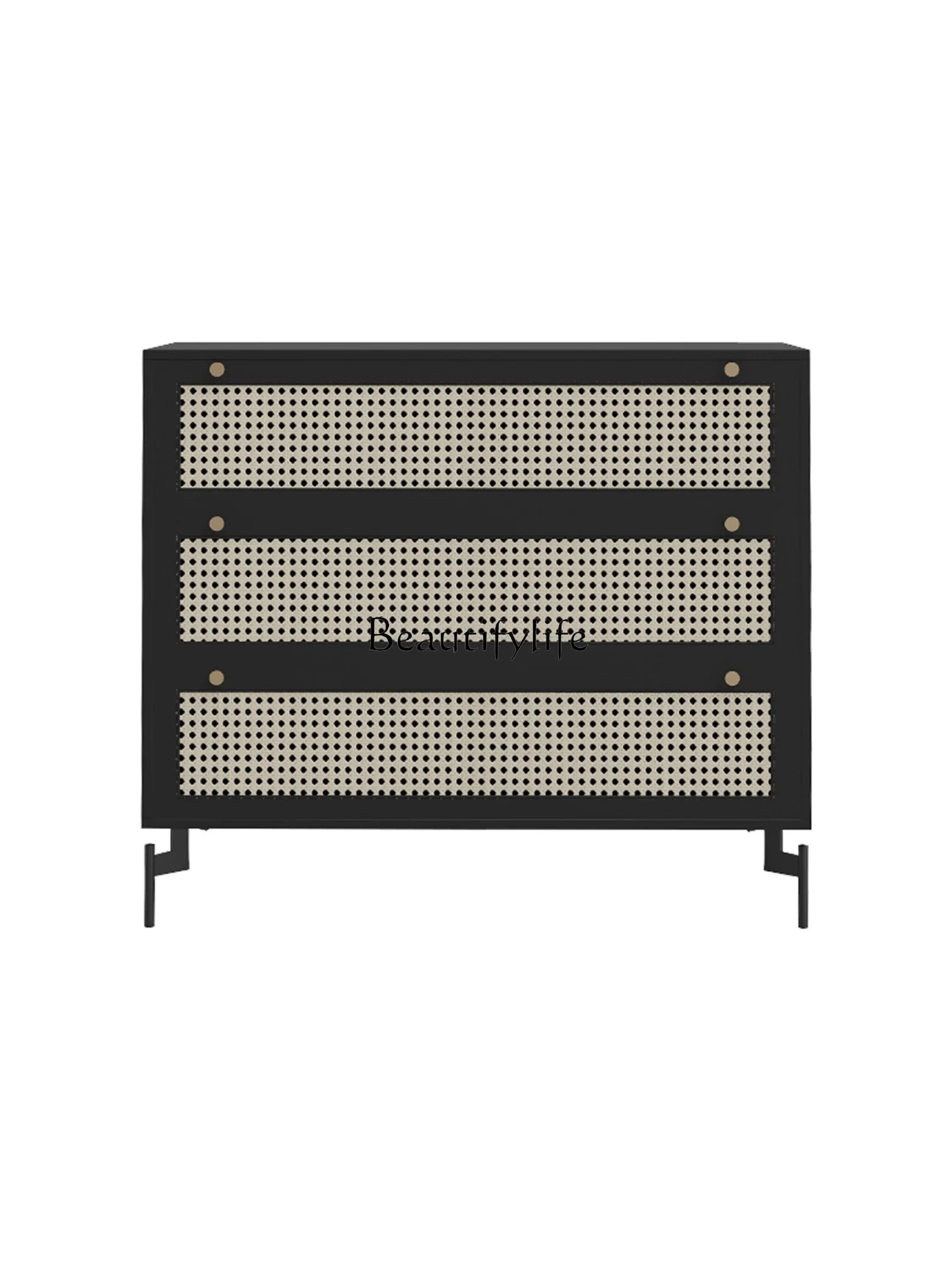

FG10Retro Style Rattan Cabinet Drawer Multi-Functional Storage B & B Sideboard Cabinet