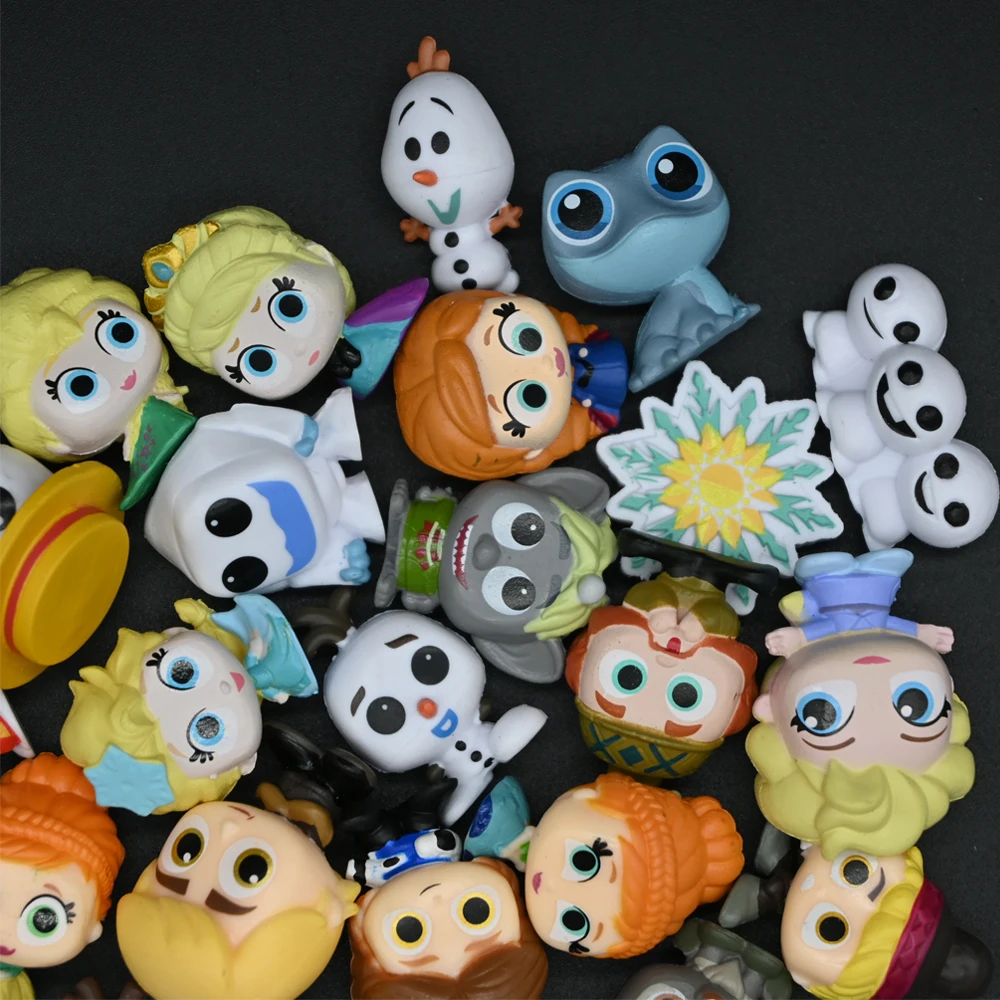 24 قطعة/المجموعة الكرتون أنيمي إلسا آنا أولاف كريستوف هانز ملكة الثلج عمل الشكل جمع نموذج لعب للأطفال هدية الكريسماس #2