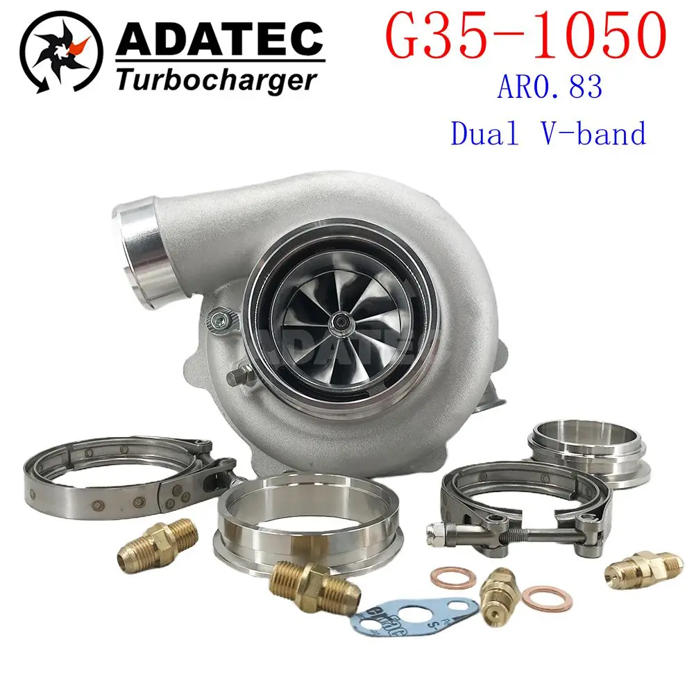 

Turbine G35-1050 0.83AR Dual V-band 700 - 1050HP Turbocharger 880707-5005S 880707-5006SCeramic Dual Ball Bearing