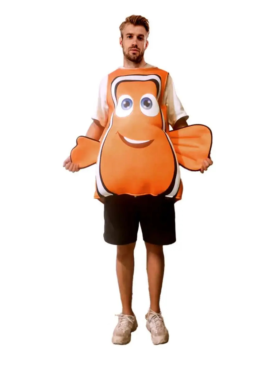 Halloween Tierkostüm Nemo Clownfi Cosite Sponge Playwear Polyester Frühlingsfaion Traditionelle Damenbekleidung