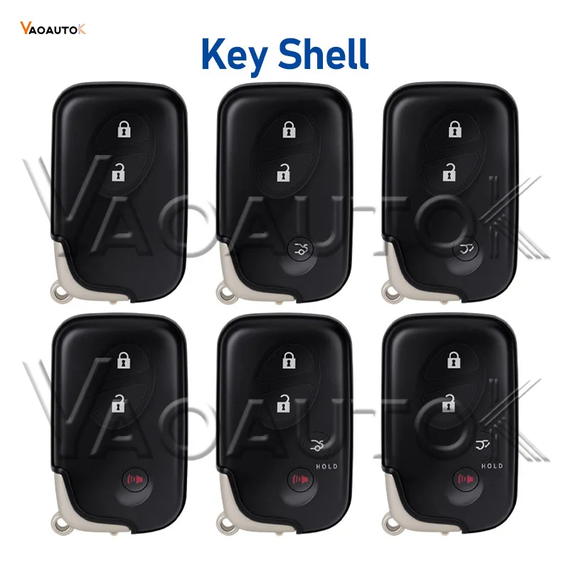 Replacement Car Key Shell Case For Lexus GS430 ES350 GS350 GS300 LX570 LX470 IS350 RX350 IS250 GS460 Smart Remote Housing Cover