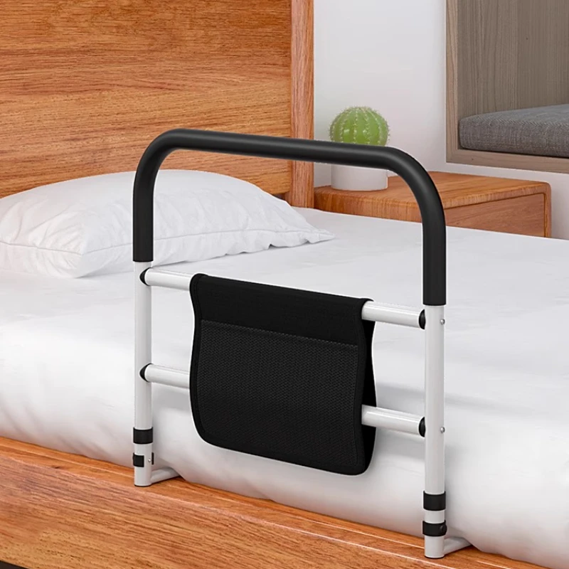 

‌Adjustable Bed Safety Guardrail - Soft Padded Nursing Handgrip for Elderly Anti-Fall Assist Frame Non-Installation Home Care