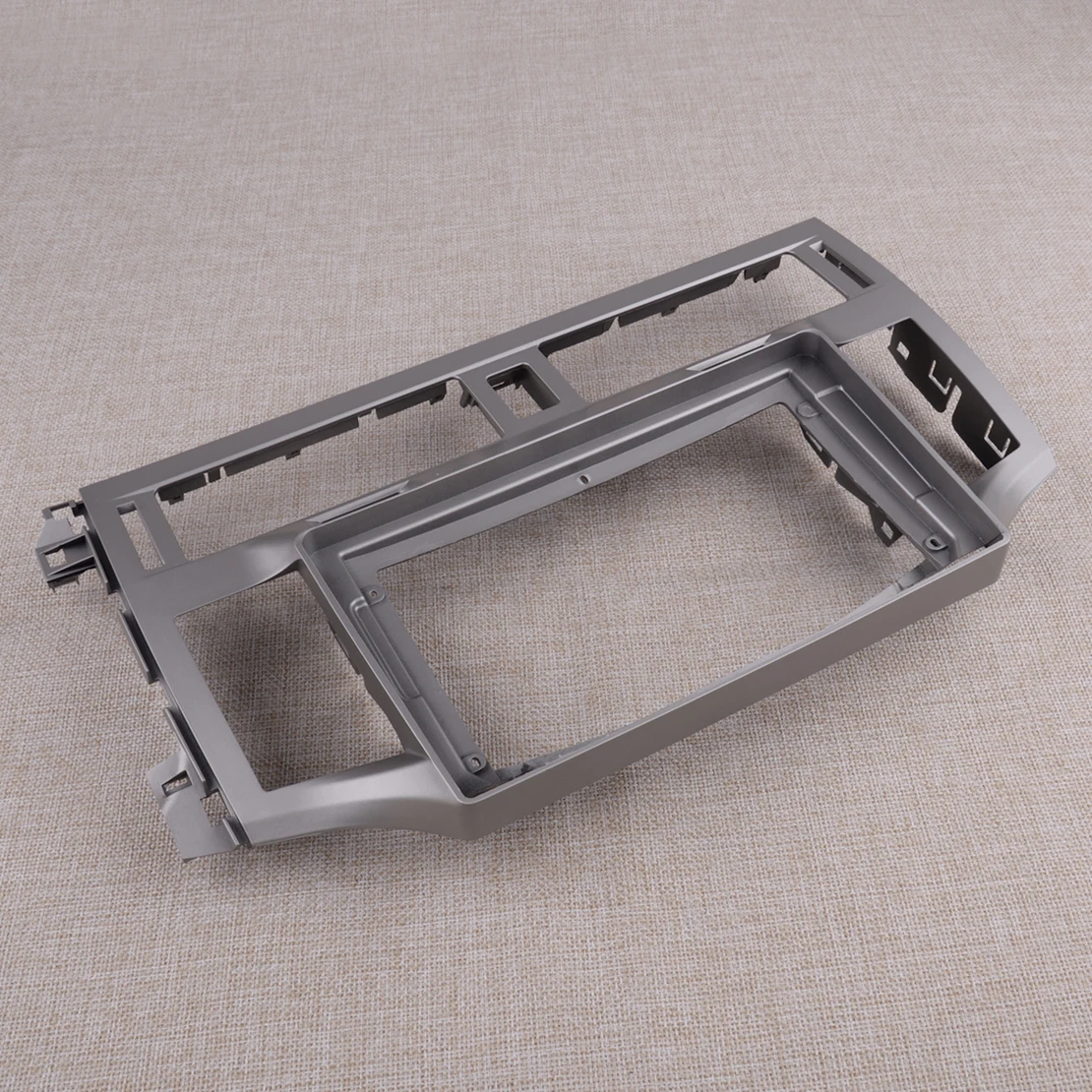Silver ABS Car Interior Radio Stereo Fascia Panel Frame Trim Fit for Toyota Avalon 2010 2009 2008 2007 2006 New