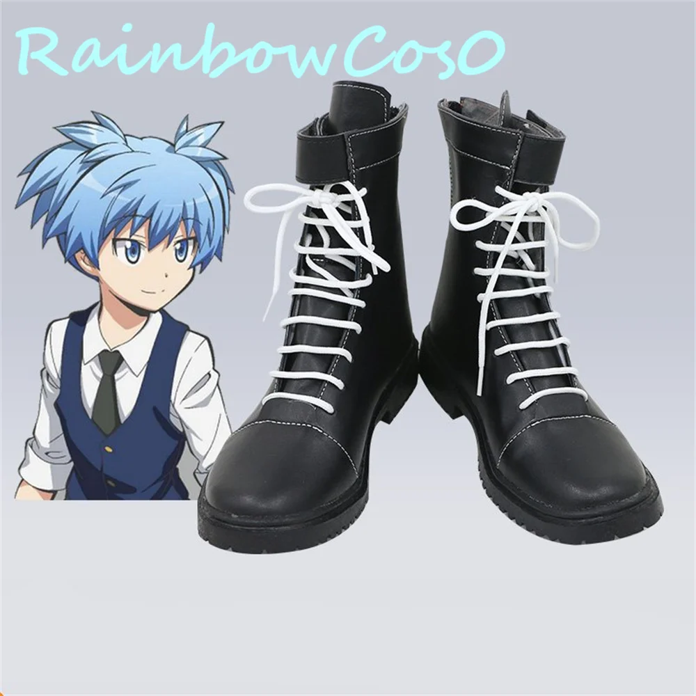

Класс убийств Shiota Nagisa Kayano Kaede Akabane Karuma Обувь для косплея Сапоги Хэллоуин Рождество RainbowCos0 W2537
