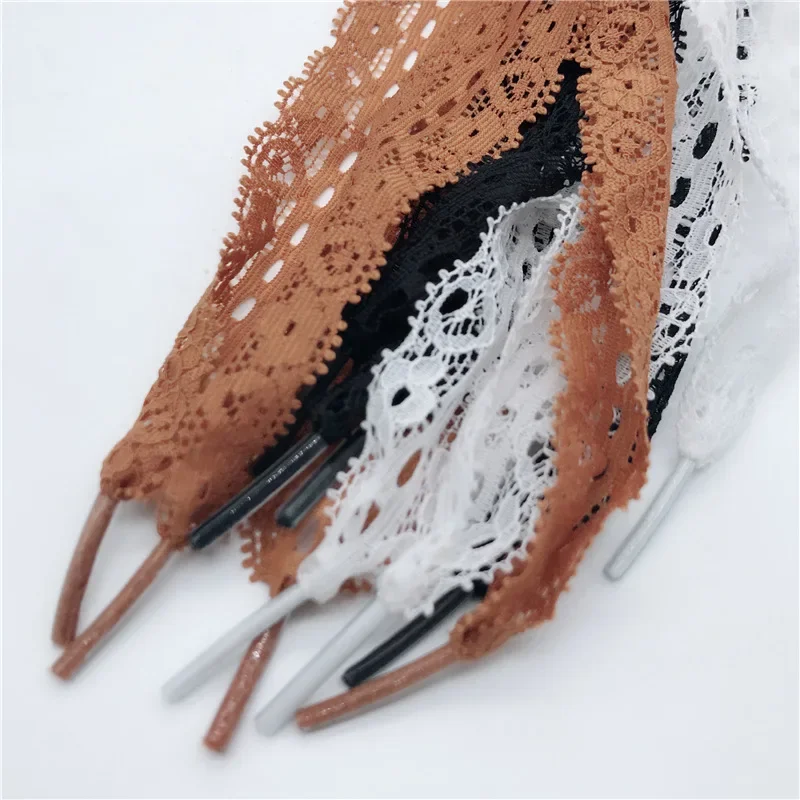 

1 Pair Leisure Shoelaces For Small white shoes Flat shoe Laces Women's leather shoes Accessories Black White Shoelace 100CM