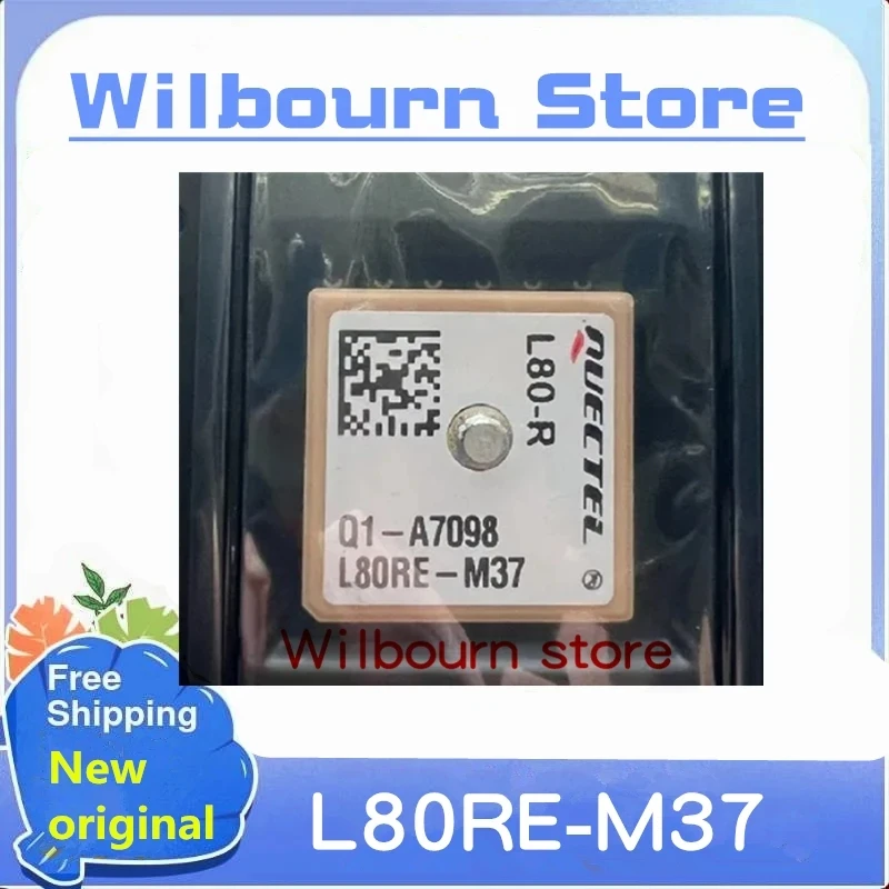 1PCS/LOT 100% New original L80-R L80RE-M37 Ultra Compact GPS Module, Integrated GPS Antenna