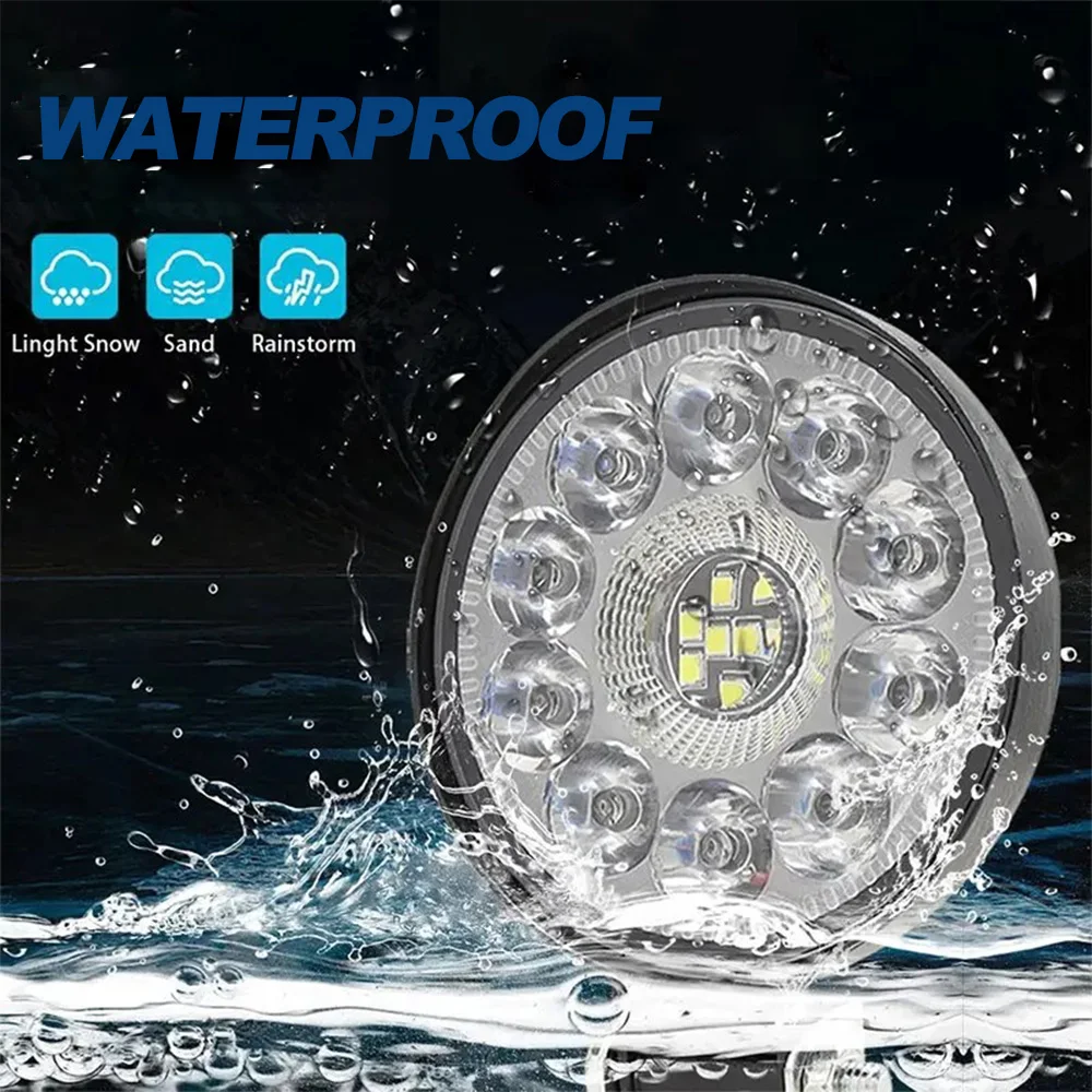 

3Inch 21LED Waterproof Work Light LED Car Front Fog Light 12V24V Truck SUV 4X4 4WD Engineering Headlights Offroad Round Headlam