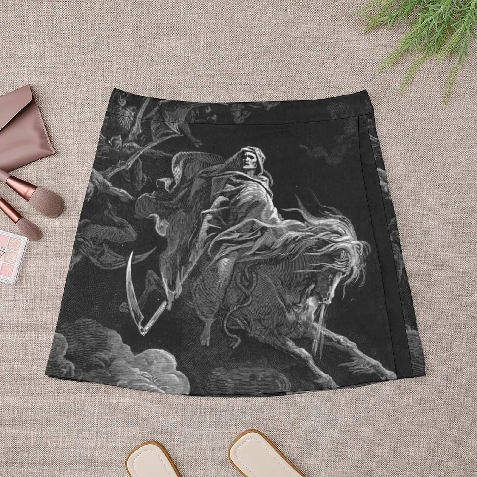 Death on a Pale Horse - Gustave Dore Mini Skirt Korean skirts luxury designer clothing women Short skirts Mini Skirt