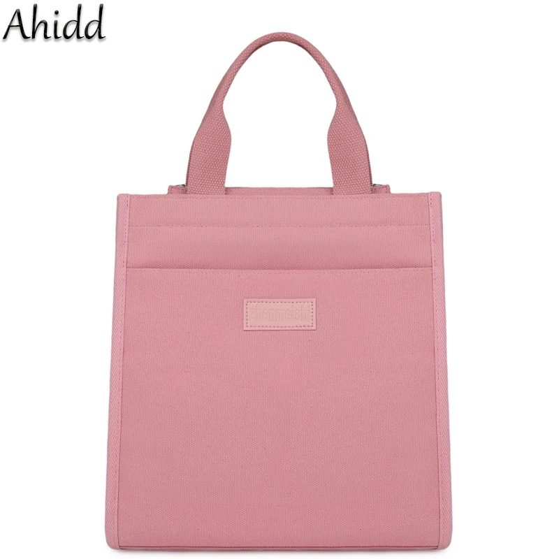 

Large Capacity Solid Letter Tote Bag Canvas Versatile Handbag for Commuter Work Student Class Underarm Women's Bag Shopping Bag