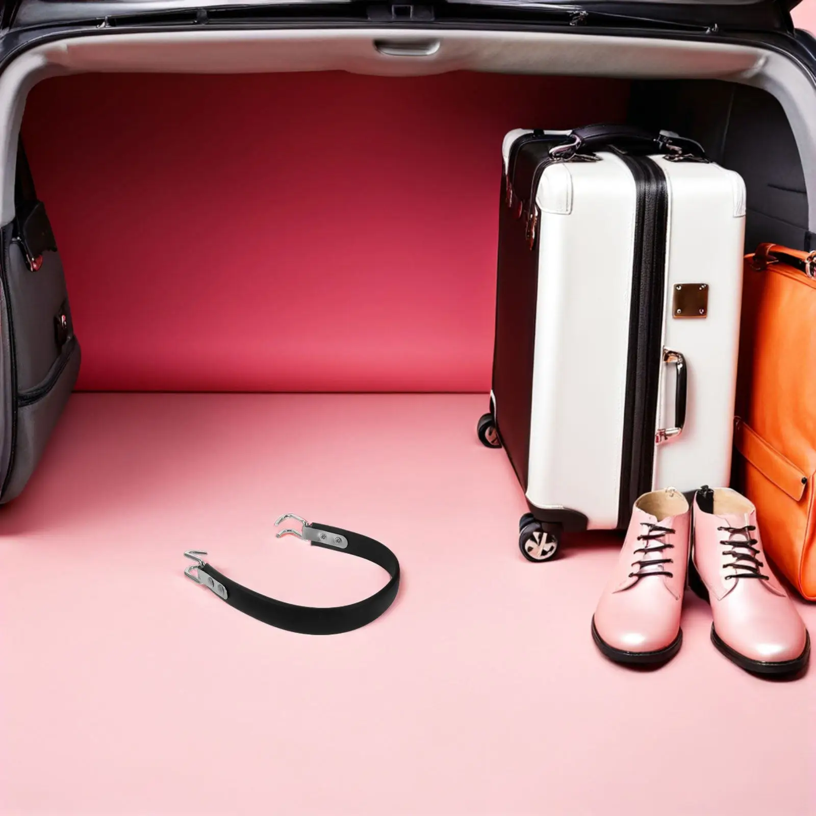 2Pcs Portable Battery Carrying Strap Heavy Duty Metal Lifting Handle for Car Battery Carrier Tool Outdoor Use