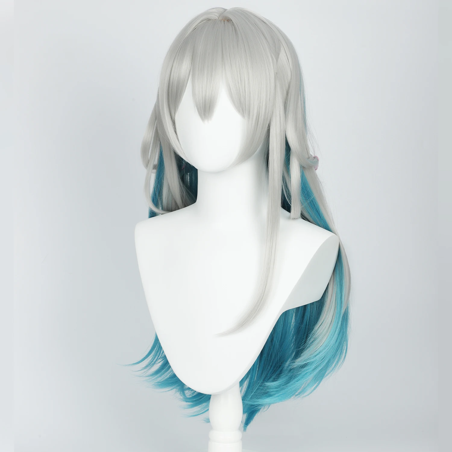 أنيمي شعر مستعار اليراع تأثيري الباروكات هونكاي ستار السكك الحديدية لعبة لعب الأدوار شعر مستعار شعر مستعار اصطناعي حفلة تنكرية عيد الفصح كرنفال مهرجان تأثيري #3