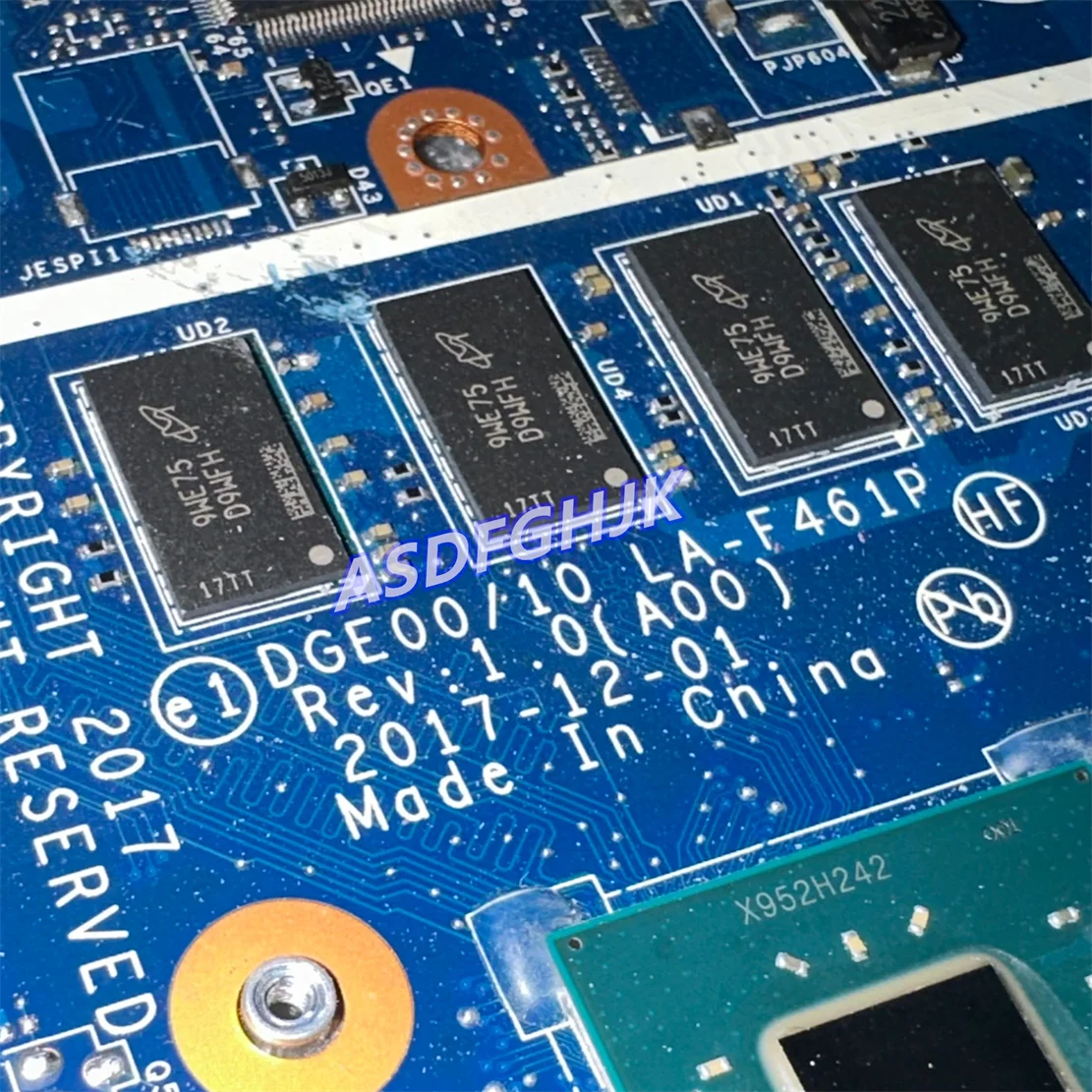 FOR Dell Latitude 3190 Motherboard WITH N4100 CPU 4GB RAM CN-0GD14P 0GD14P LA-F461P TEST OK - Image 5