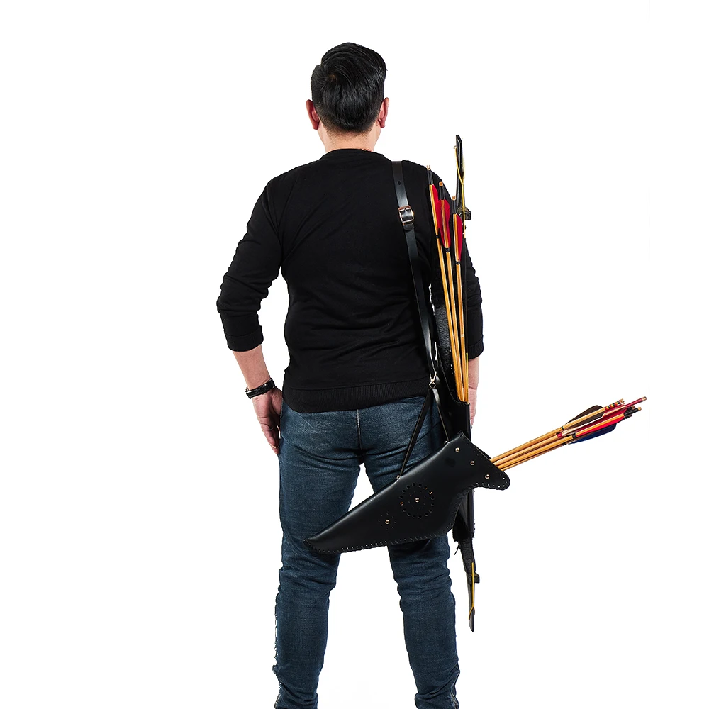 Imagem -04 - Seta Quiver Exploração Mais 1pc Arco Tiro com Arco Bolsa de Carbono Setas de Madeira para Composto Arco Tradicional Tiro ao Alvo Estilingue Tiro 1pc