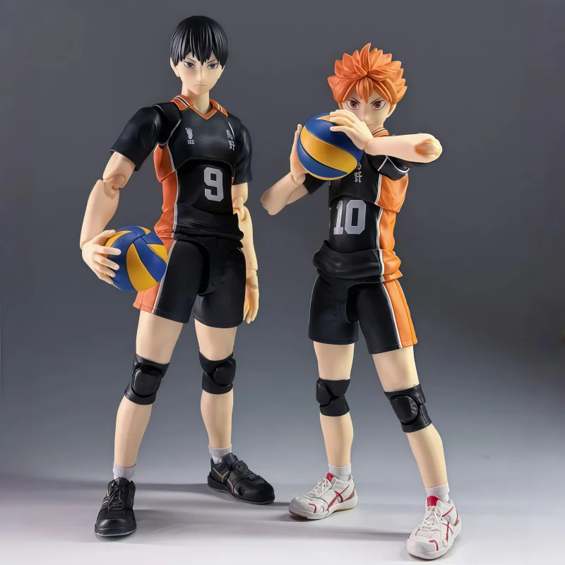 

Authentic In Stock Shf Haikyuu Kageyama Tobio Hinata Shoyo Small Volleyball Movable Doll Figurine Model For Boys As A Toy Gift