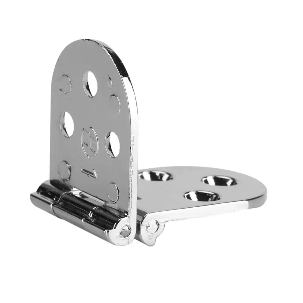 180 Degree Copper Flap Hinge Concealed Round Table Folding Hinge Furniture Hardware 80x30mm Durable Accessory