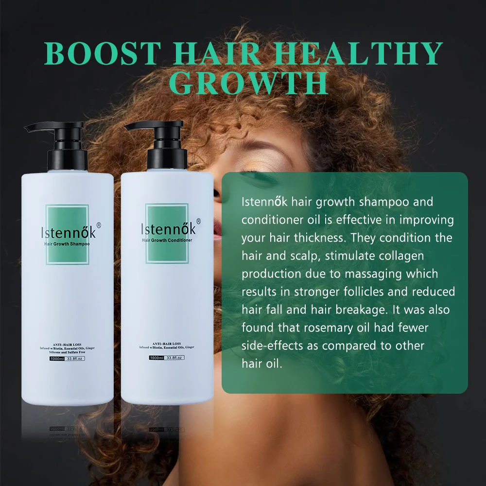 Original Anti Hair Loss Shampoo And Conditioner Professional For Hair Growth  Argan oil Ginger Serum Fast Growth Anti Dandruff