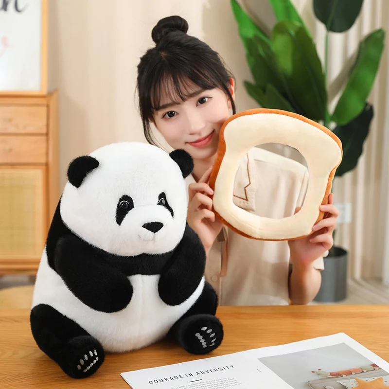 Kawaii Panda Pluszowa Zabawka Urocza Gigantyczna Panda Obróć Dinozaur Królik Jednorożec Wypchana Lalka Miękka Kreskówka Zwierzę Prezent Urodzinowy