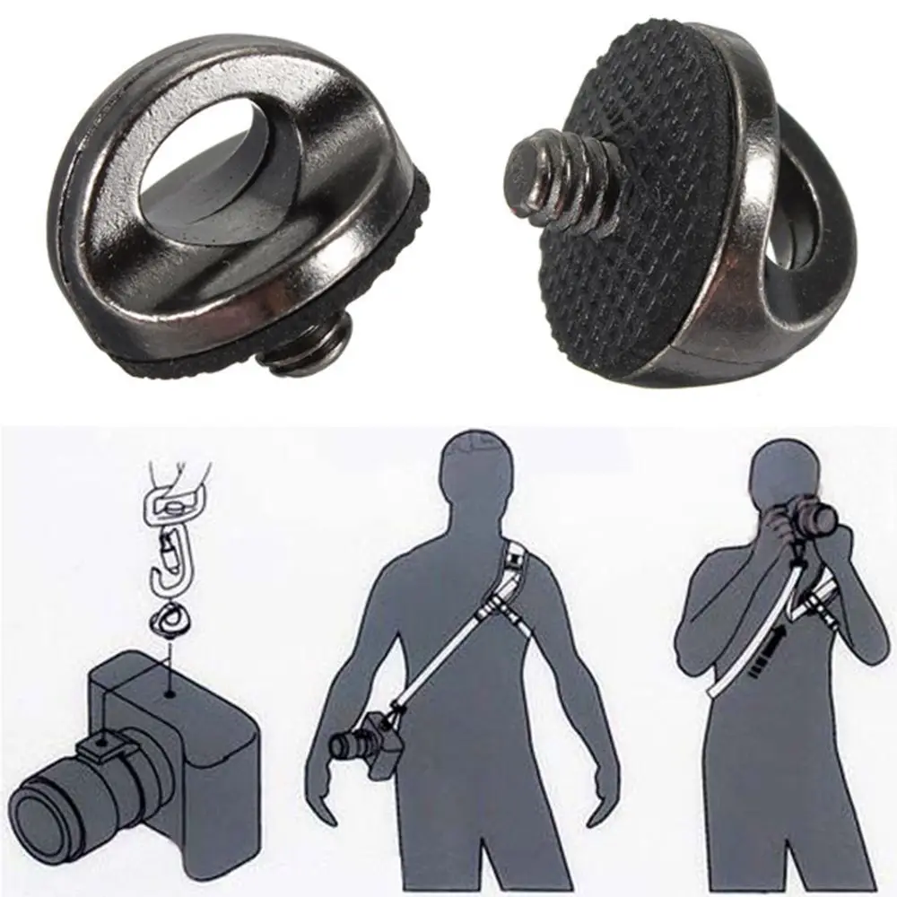 Rapid Camera Quick Sling Strap Camcorder Strap 1/4" Screw Nut Connecting Adapter