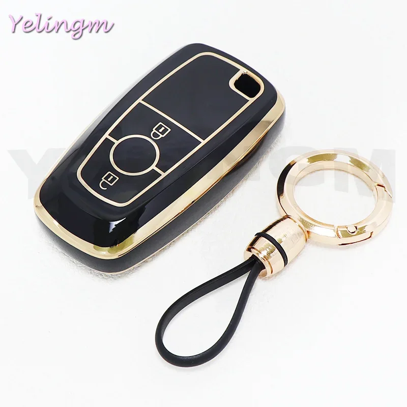 2 Button Key Holder For Ford Ranger Raptor Pickup Car Key Cover Case Smart Remote Control Key Accessories Shell Fob Protection