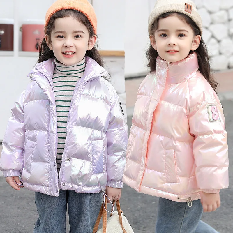 Non washable children's cotton clothing, girls' Korean style Western style children's clothing, winter coat, small and medium-si