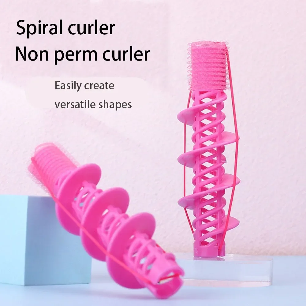 DIY Hair Curling Rod Pear Flower Head Large Curling Tool Large Wave Spiral Automatic Curler New Hair Curling Device Chapinha