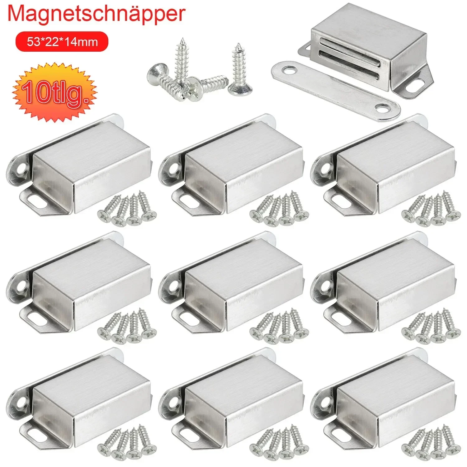 10pcs Extremely Strong Magnetic Door Magnet Furniture Magnet 12KG New Door Suction Latch Furniture Hardware